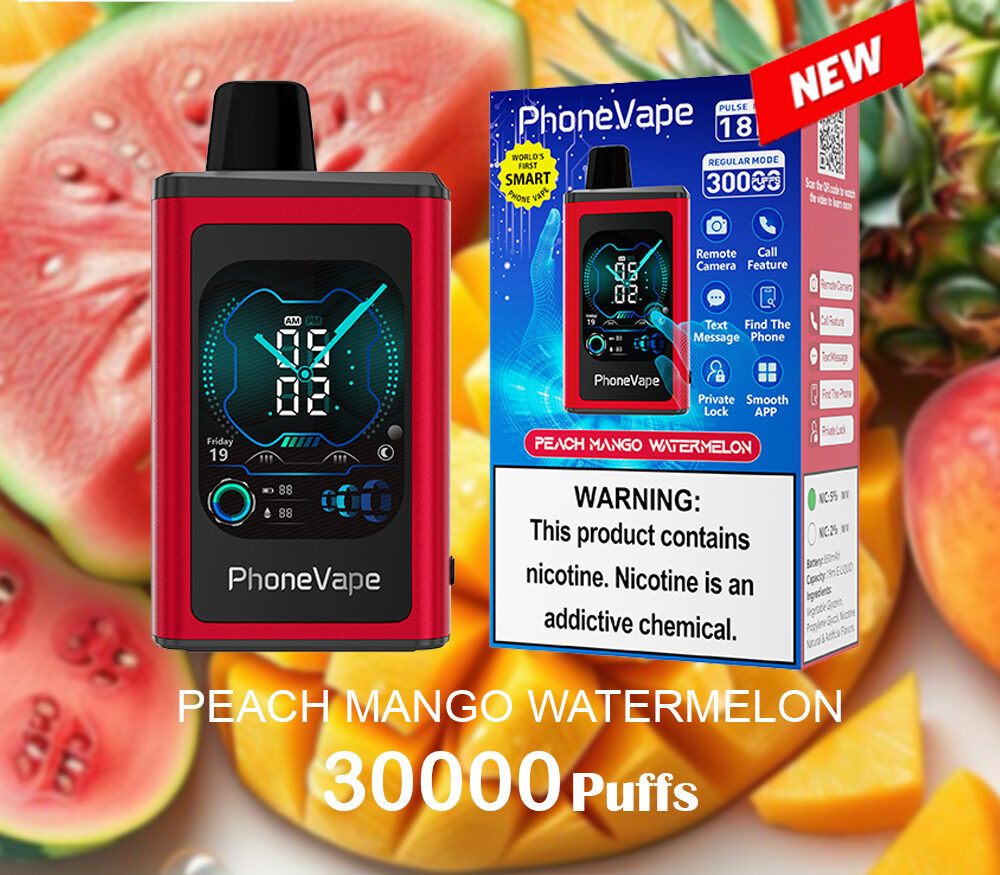 JNR PhoneVape PEACH MANGO WATERMELON - 30000 PUFFS