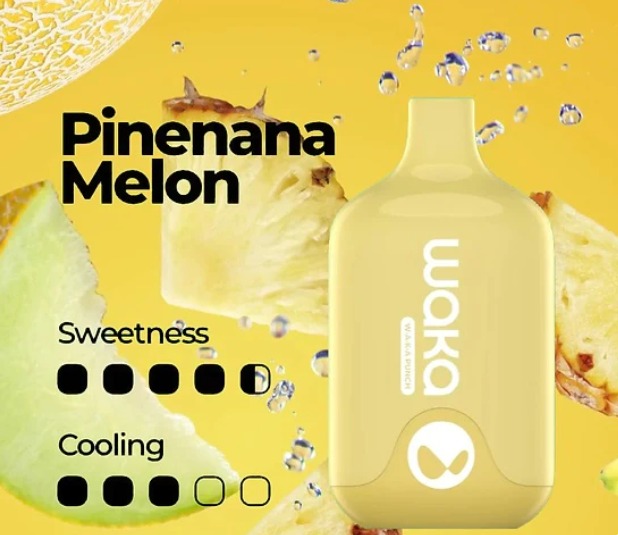 WAKA SMASH PINEAPPLE MELON - 6000 PUFFS